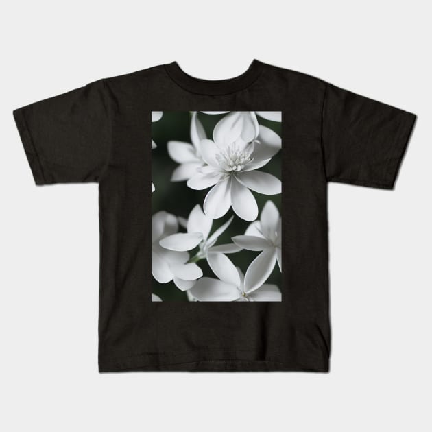 Beautiful White Flowers, for all those who love nature #136 Kids T-Shirt by Endless-Designs